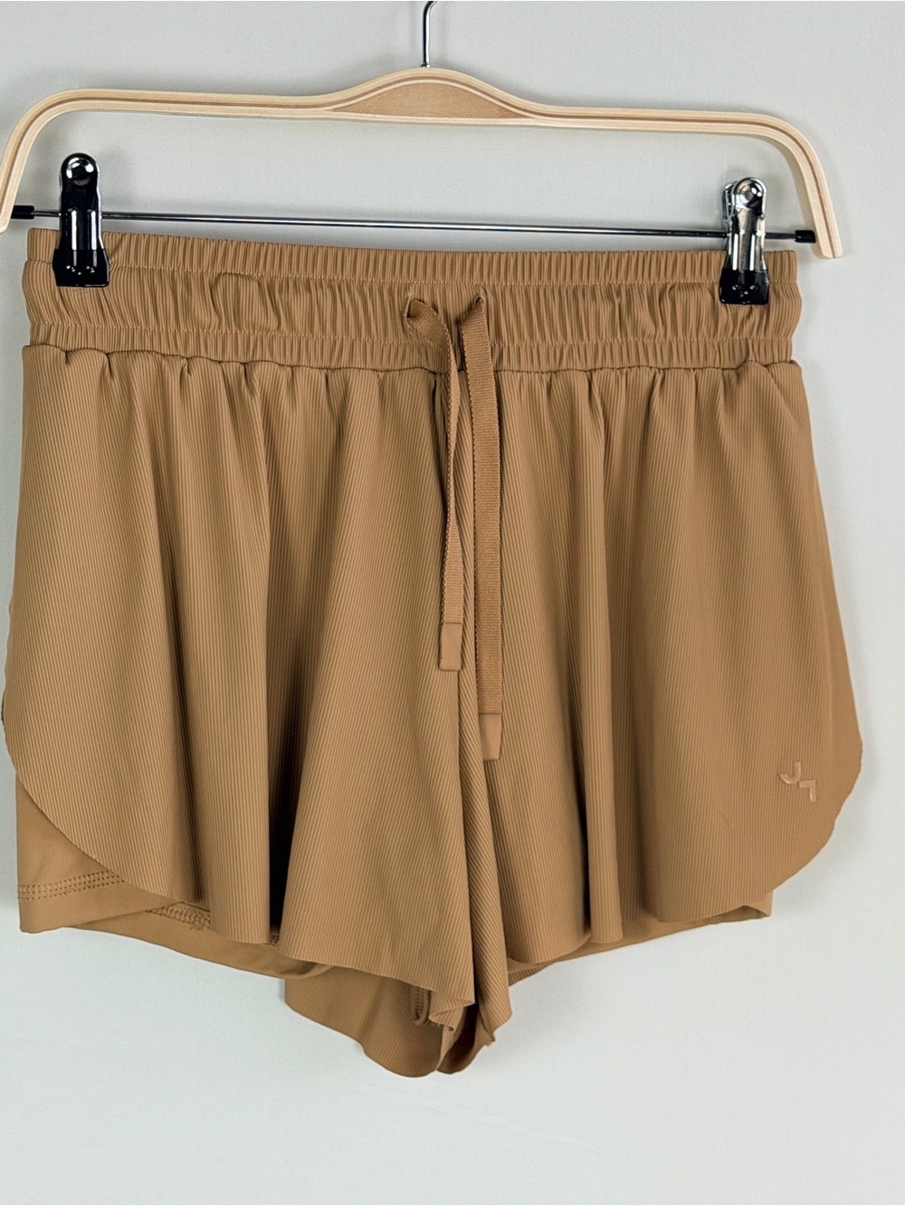 Joy Lab Ribbed Camel Flowy Running Shorts XS Athletic Skort